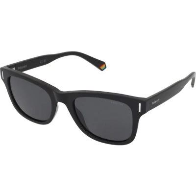 Afbeelding van Polaroid Unisex PLD 6206/S 807/M9 Occhiali da sole Policarbonato Nero Grigio Squadrata Polarizzata