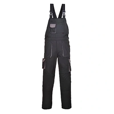 Afbeelding van Portwest Texo Contrast Amerikaanse Overall Size: 4XL, Colour: Zwart, TX12BKR4XL