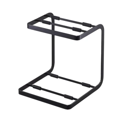 Afbeelding van Yamazaki Opbergrek Tower Voor Pannen Bordenrek Zwart 21x20,5x22,5cm