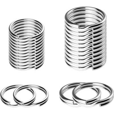 Afbeelding van Doodadeals® Sleutelringen 25 mm Sleutelhanger Ringen Splitringen 20 Stuks
