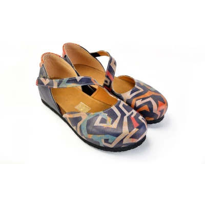 Afbeelding van GOBY Pattern Clogs Slippers Hoge kwaliteit Handmade Meisjesprint Maat 37