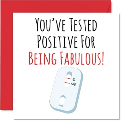 Afbeelding van Grappige verjaardagskaarten voor vrouwen getest positief omdat ze fantastisch zijn humoristische verjaardagskaart haar moeder zus dochter vrouw vriendin Nan oma, 145mm x grap humor wenskaarten