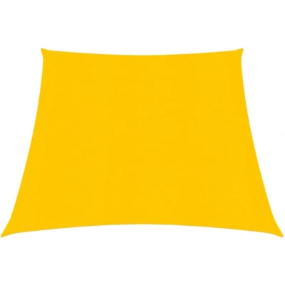 Afbeelding van Zonnezeil 160 g/m² 3/4x2 m HDPE geel