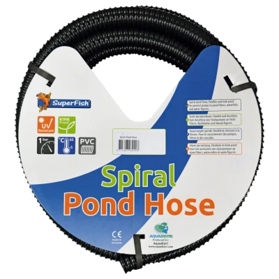 Afbeelding van Superfish Zwarte Spiraalslang 50 mm (lengte 30 mtr.)