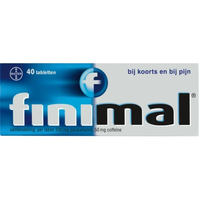 Afbeelding van Finimal Paracetamol 500mg/Coffeine 50mg