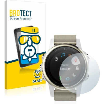 Afbeelding van BROTECT Glas Screenprotector voor Garmin Fenix 5S (42 mm) Gehard Beschermglas 9H