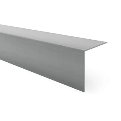 Afbeelding van Quest Zelfklevend hoekprofiel van PVC, kunststof, bescherming voor randen en hoeken, hoeklat, 40x40mm, 100cm, donkergrijs