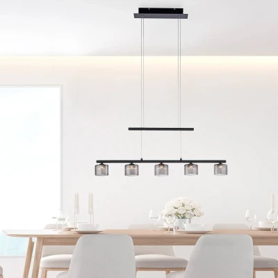 Afbeelding van Paul Neuhaus 5 lichts hanglamp Hydra metaal 2209 55