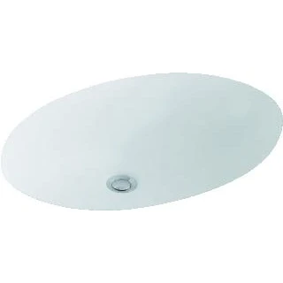 Afbeelding van V&amp;B Evana onderb.wastafel 50x35cm z.kr.gatbank wit C+