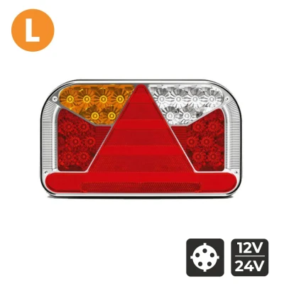 Afbeelding van Fristom FT 170 LED Achterlicht + Kentekenverlichting 5P Bajonet Links
