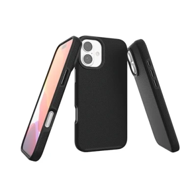 Afbeelding van JT Berlin BackCase Pankow Solid MS siliconen hoes, compatibel met Apple iPhone 16 (valbescherming volgens Amerikaanse militaire standaard, draadloos opladen (Qi) / magnetisch geoptimaliseerd,