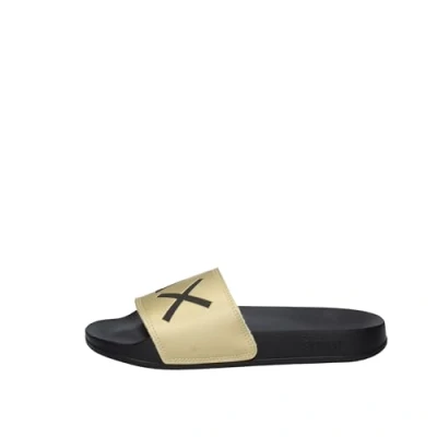 Afbeelding van Sun68 Badslippers, Heren, Maat: 43, Gold Hoogwaardig imitatieleer