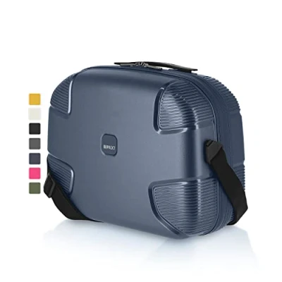 Afbeelding van IMPACKT IP1 handbagage cosmeticakoffer van gerecycled materiaal; duurzame beautycase met opsteekfunctie; 40 cm, 1,5 kg, 22 liter, Glacier Blue, Handgepäck, Casual