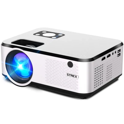 Afbeelding van Strex Beamer Input tot Full HD 7000 Lumen Streamen Vanaf Je Telefoon Met WiFi Mini
