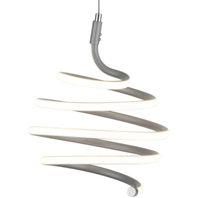 Afbeelding van Searchlight LED hanglamp Swirl in vorm van een spiraal