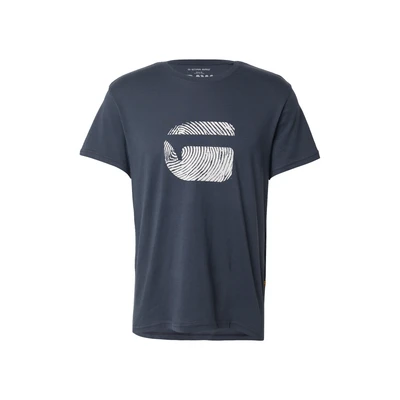 Afbeelding van G STAR Heren Finger Print Burger R T shirt, blauw (Salute D26041 c506 c742), M