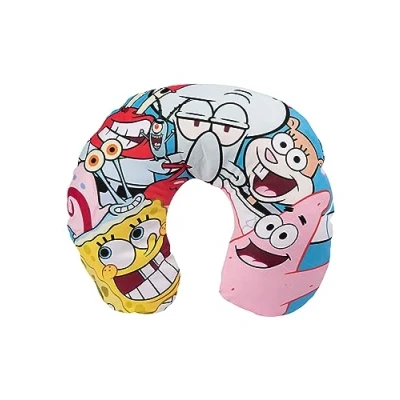 Afbeelding van United Labels Spongebob reiskussen, comfortabel nekkussen, auto, vliegtuig