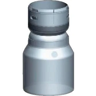Afbeelding van Ubbink Rolux Flex koppelstuk PP transp. Ø 60/80 mm flex/spie