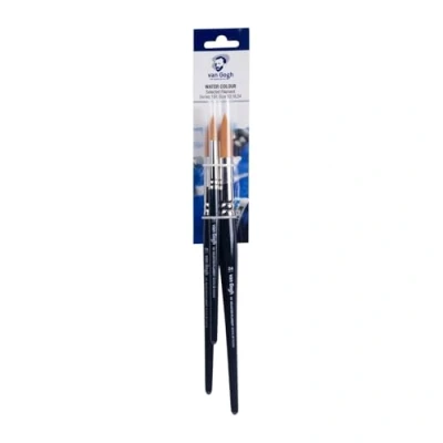 Afbeelding van Van Gogh aquarelverf penselenset 191 groot, set met 3 penselen
