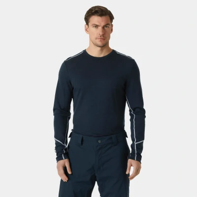 Afbeelding van Helly Hansen Lifa Merino Midweight Crew Heren Navy