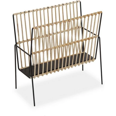 Afbeelding van Tijdschriftenrek Versa Metaal Hars Hout MDF 19 x 35,5 36 cm