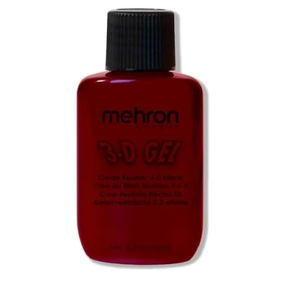 Afbeelding van Mehron 3 D Gel voor het maken van wonden en littekens bloedrood 14 ml