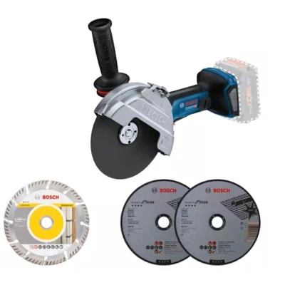 Afbeelding van Bosch Blauw GWS 18V 180 PC accu Haakse slijper Zonder en lader In L Boxx 06019H6E01