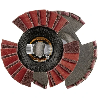 Afbeelding van Rhodius 209503 VSK getande waaierschijf met vlies 115 x 22,23 mm Diameter N/A 1 stuk(s)