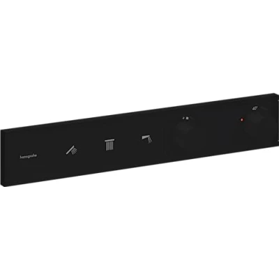 Afbeelding van Hansgrohe hg thermostat concealed rainselect 3 functions finish set matt black 15381670