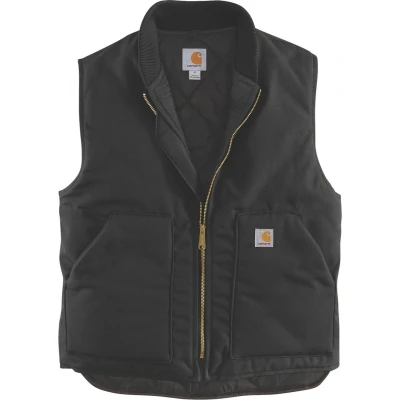 Afbeelding van Carhartt Relaxed Fit Firm Duck Bodywarmer Zwart maat L