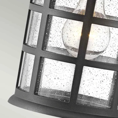 Afbeelding van HINKLEY Buitenwandlamp Freeport M, lantaarn, zwart