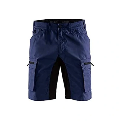 Afbeelding van Blaklader Service short stretch 1449 1845 Donker marineblauw/Zwart C48