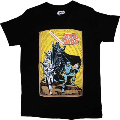 Afbeelding van Star Wars shirt Darth Vader command scene S