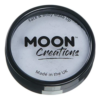Afbeelding van Moon Creations Professionele watergeactiveerde gezichtsverf lichtgrijs