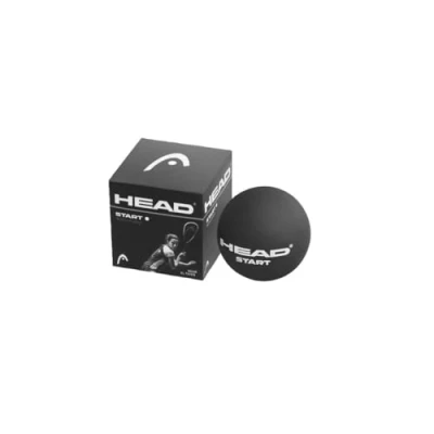 Afbeelding van Head Start Wit Squashbal Squashballen zwart maat One size