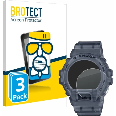 Afbeelding van BROTECT Screenprotector voor Casio G Shock DW 6900 Folie Beschermfolie Beschermglas matte (3 Stuks)