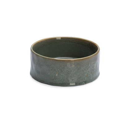 Afbeelding van Designed by Lotte Eetbak Jace Hondenvoerbak Keramiek Groen 18 cm 1200 ml
