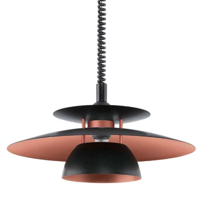 Afbeelding van EGLO hanglamp Brenda zwart/koper Ã ̃43 cm
