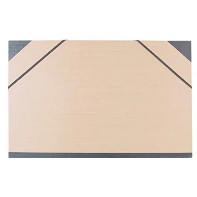 Afbeelding van Clairefontaine 44100C Een tekentafel met elastische sluiting 32x45 cm, bruin Kraft
