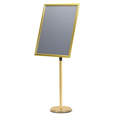 Afbeelding van HBLZGBL A2 Poster Stand Display Snap Frame Sign Reclame Houder voor Bruiloft/Show/Display/Reclame/Verkoop van (Kleur: Goud)