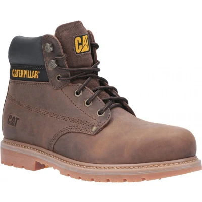 Afbeelding van Veiligheidsschoen Caterpillar Powerplant S3 Hoog Bruin Schoenmaat 43