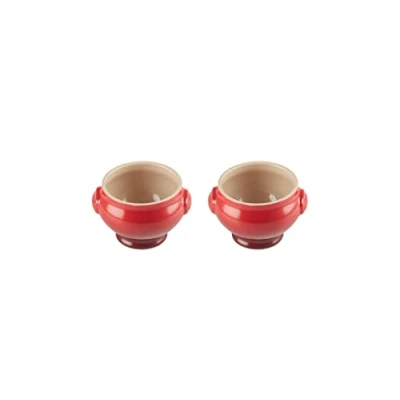 Afbeelding van Le Creuset Soepkommen Heritage Kersenrood ø 12 cm / 600 ml 2 Stuks