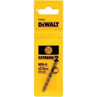 Afbeelding van DeWalt Accessoires HSS G Metaalboor EXTREME 2 Ø2,5mm DT5037 QZ