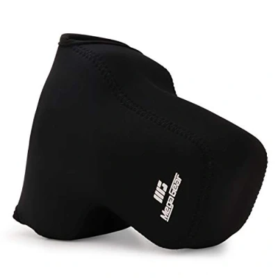 Afbeelding van MegaGear MG1916 Ultra Light Neopreen Camera Case compatibel met Fujifilm X T4 (XF16 80mm) Zwart