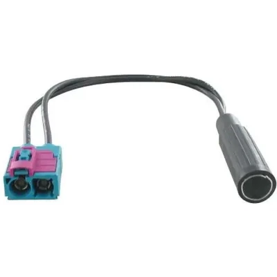 Afbeelding van 2x Fakra Z (v) DIN auto antenne adapter kabel RG174 50 Ohm / zwart 0,15 meter