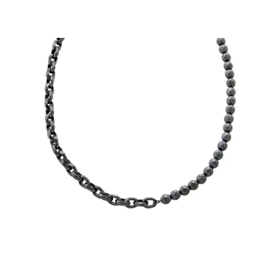 Afbeelding van Armani Exchange AXG0150060 Heren Collier 55cm Staalgrijs