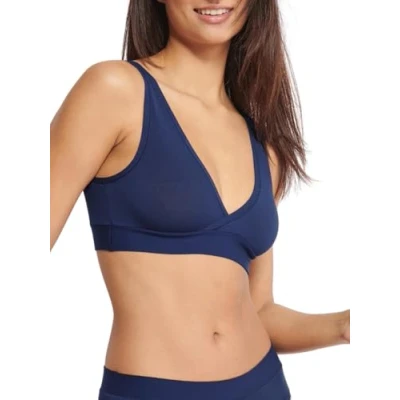 Afbeelding van Sloggi GO Allround Bralette Marine micro modaal One Size Dames