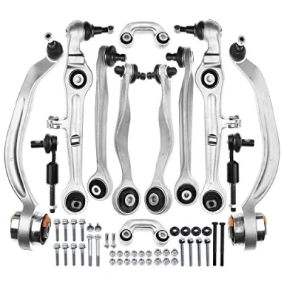 Afbeelding van Frankberg Wishbone set voorzijde compatibel met A4 8E2 8EC B6 B7 2000 2008 Avant 8E5 2001 Cabriolet 8H7 8HE 2002 2009 Vervanging # 04989 98 cm