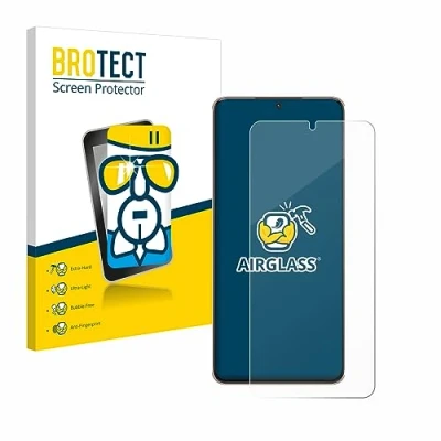 Afbeelding van BROTECT AirGlass kogelwerende glasfolie (1 Stuk, Samsung Galaxy S21 5G), Smartphone beschermfolie, Transparant