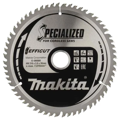 Afbeelding van Makita E 08888 Afkortzaagblad Hout 216x30x1,5mm